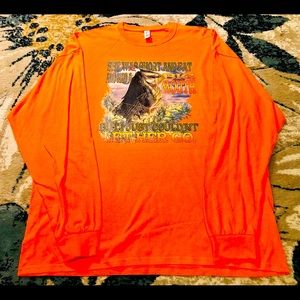 2X long sleeve fishing 🎣 tshirt! Everybody need to believe in something 🎣!